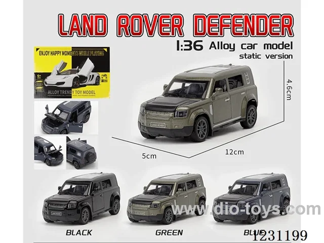 1:36 pull back alloy car W L/M