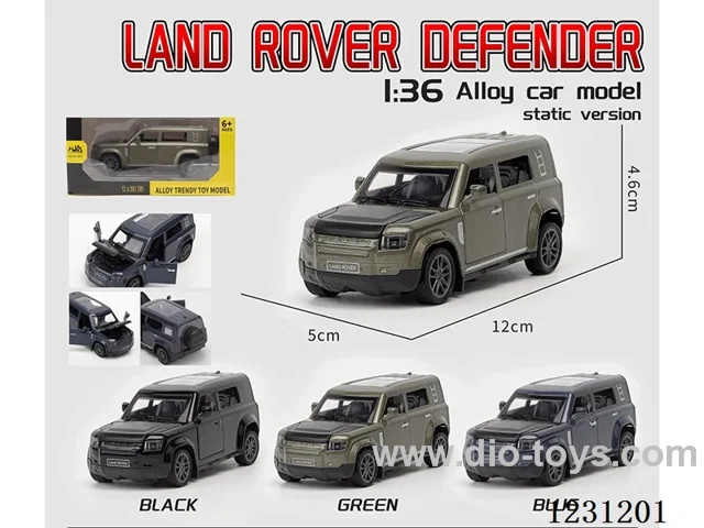 1:36 pull back alloy car W L/M