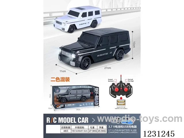 4ch RC Car with Lights 1:16 (battery included)