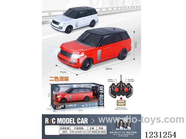 4ch RC car with lights 1:16 (battery not included)
