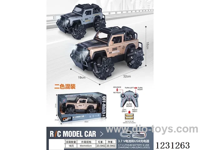 9ch 2.4G 1:12 Stunt Off-Road Car (battery included)