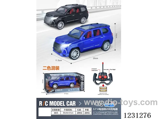 4ch RC car with lights 1:14 (battery included)