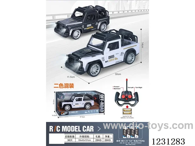 4ch RC car with lights 1:14 (battery not included)