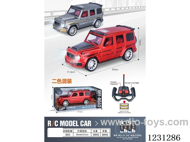 4ch RC car with lights 1:14 (battery not included)