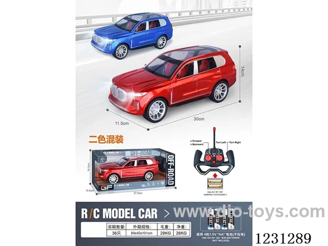 4ch RC car with lights 1:14 (battery not included)