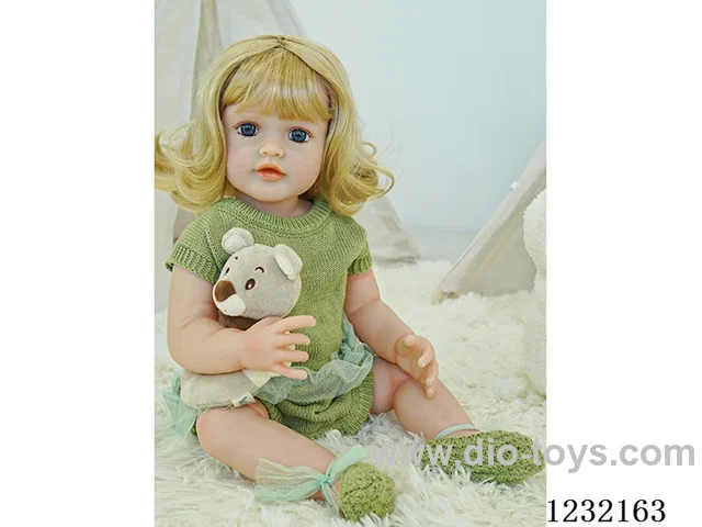 55cm Reborn Doll Soft Rubber High Simulation Baby Doll - Intelligent Dialogue Model with Gravity Sensing