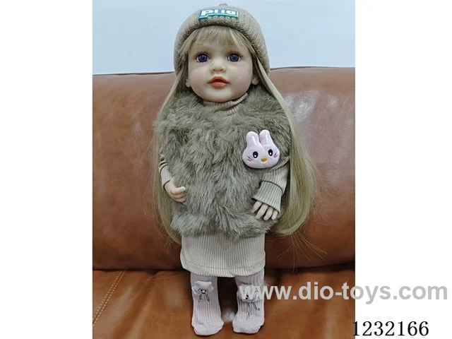 55cm Reborn Doll Soft Rubber High Simulation Baby Doll - Intelligent Dialogue Model with Gravity Sensing