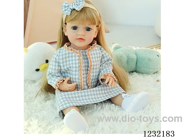 55cm Reborn Doll Soft Rubber High Simulation Baby Doll - Intelligent Dialogue Model with Gravity Sensing