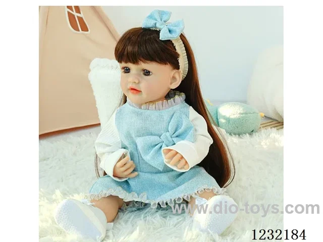 55cm Reborn Doll Soft Rubber High Simulation Baby Doll - Intelligent Dialogue Model with Gravity Sensing