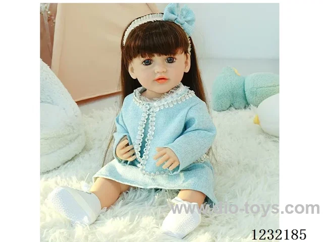 55cm Reborn Doll Soft Rubber High Simulation Baby Doll - Intelligent Dialogue Model with Gravity Sensing