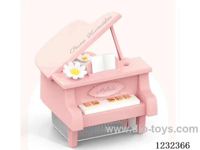 Piano Flower USB Charging Humidifier - With Lights - Battery Included