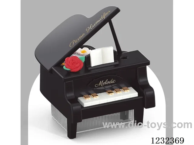 Piano Flower USB Charging Humidifier - With Lights - Battery Included