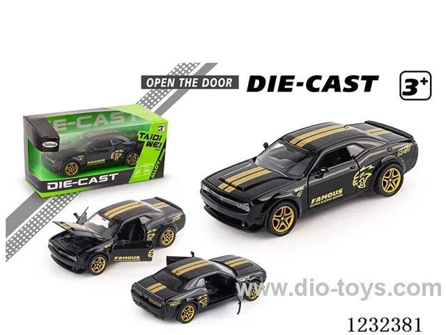 12CM pull back alloy car (openable door)