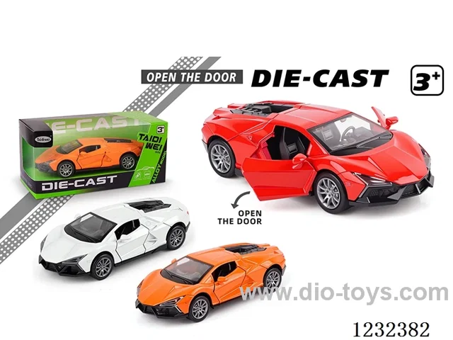 12CM pull back alloy car (openable door)