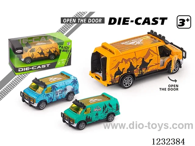 11CM pull back alloy car (openable door)