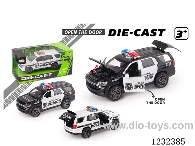 12CM pull back alloy car (openable door)