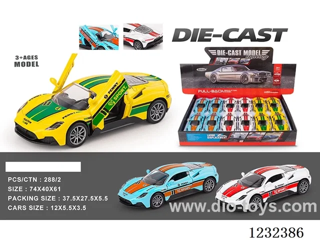 1:32 pull back alloy car (openable door)