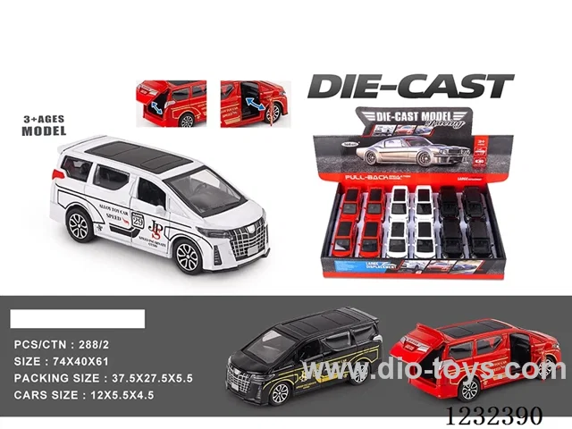 1:32 pull back alloy car (openable door)