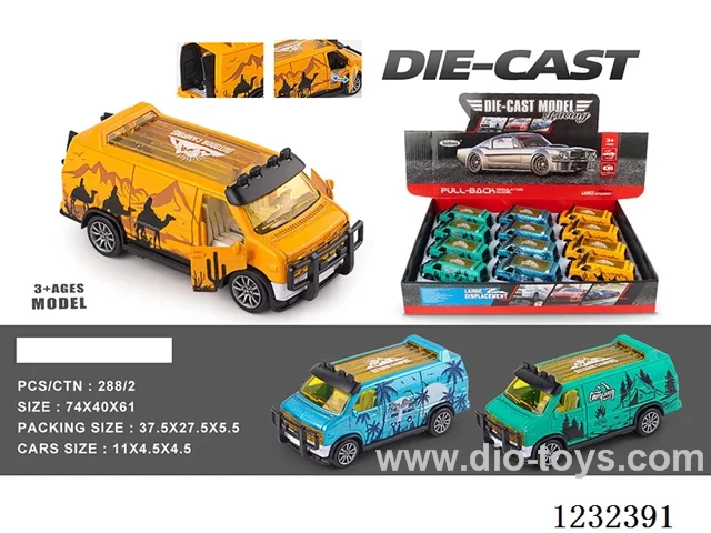 1:32 pull back alloy car (openable door)