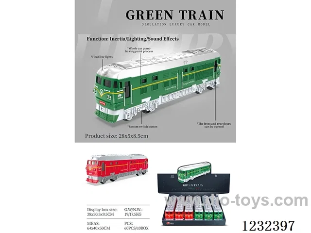 6PCS inertia train W L/M not included battery
