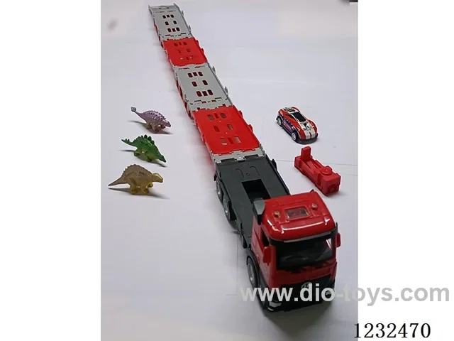 Inertial vehicle-mounted track alloy car