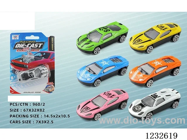 1:72 Alloy Free Wheel Car