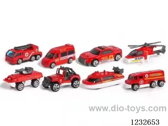 Alloy Fire Truck -free wheel