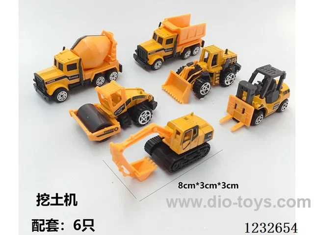Alloy Construction Vehicle Series -free wheel