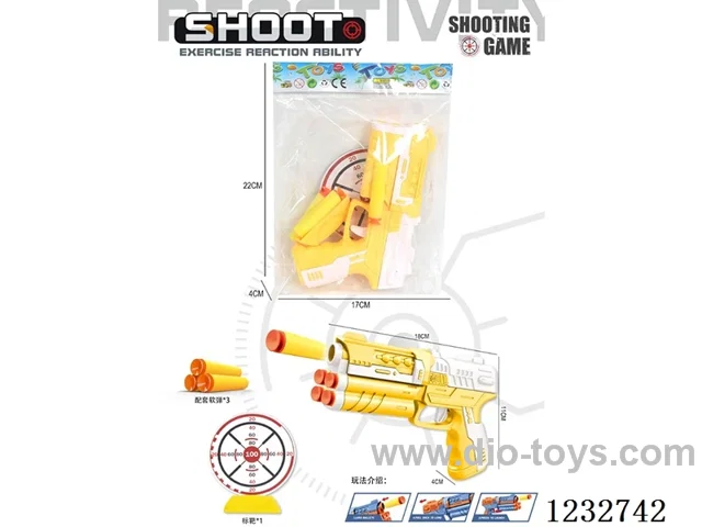Soft bullet pistol set