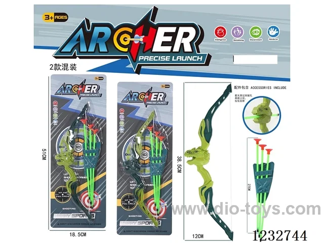 Dinosaur Bow and Arrow + Quiver