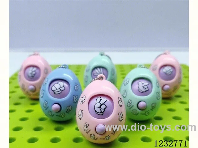 Egg-shaped Rock-Paper-Scissors