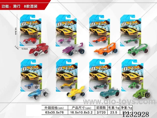 1:64 Free Wheel Alloy Car