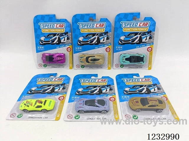 1:64 alloy free wheel car