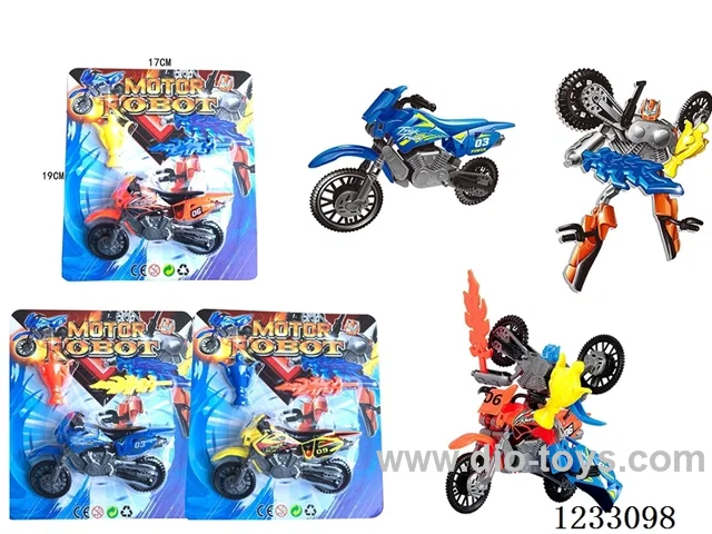 Transforming dirt bike
