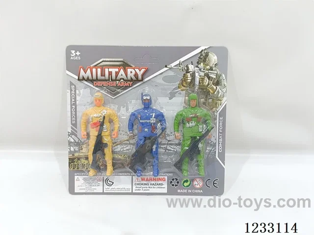 Soldier figure (3 pieces)