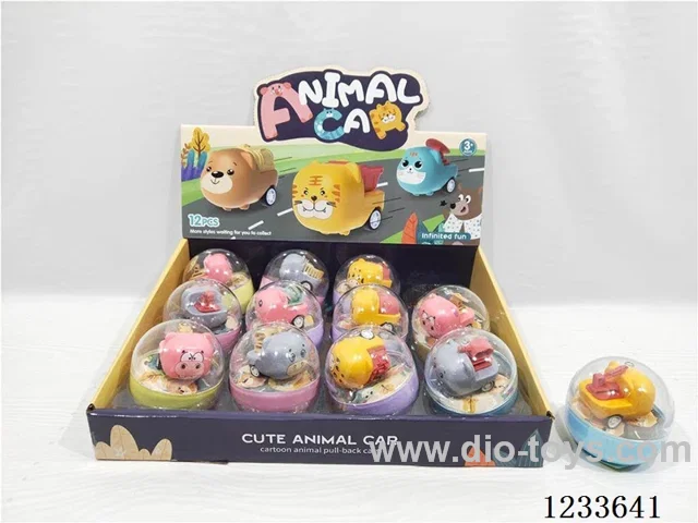 Pull back capsule toy machine (12PCS single price)
