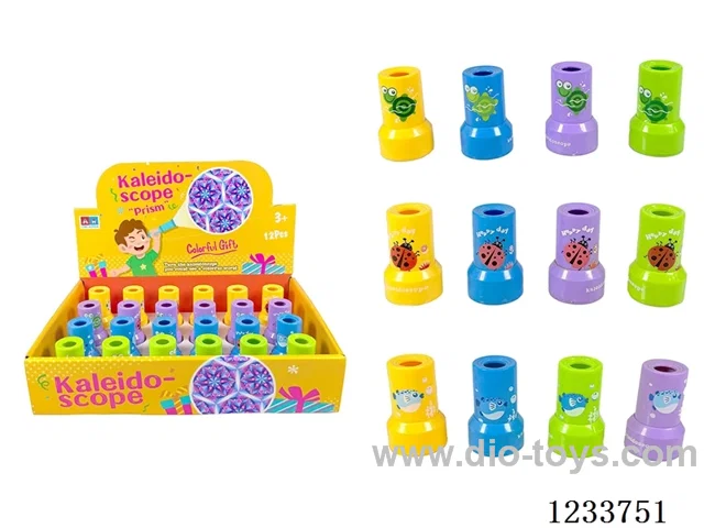 Straight Tube Rotating Kaleidoscope 24PCS