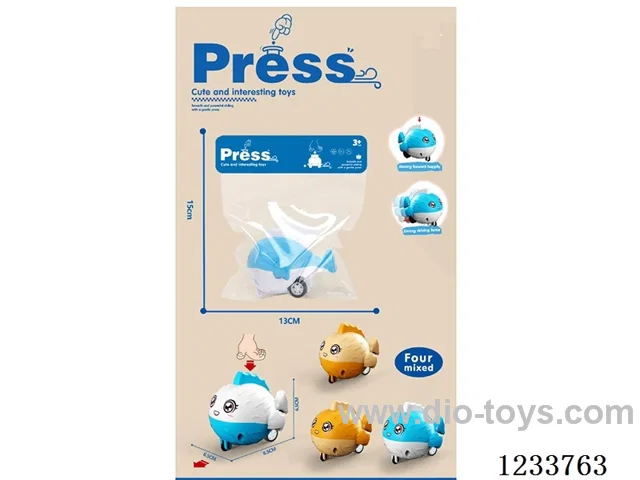 Pressure-Activated Puffer Fish (4-Color Mixed Pack)