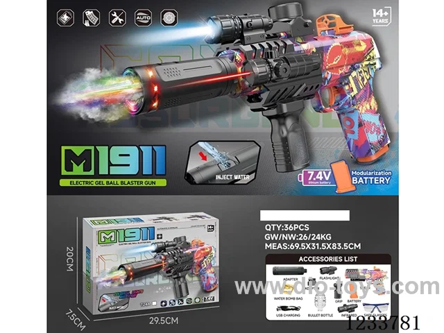 M1911 Spray Light B/O Water Gun