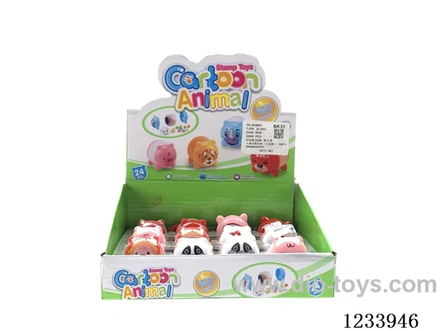 Cartoon animal stamp (can be filled with candy)24pcs