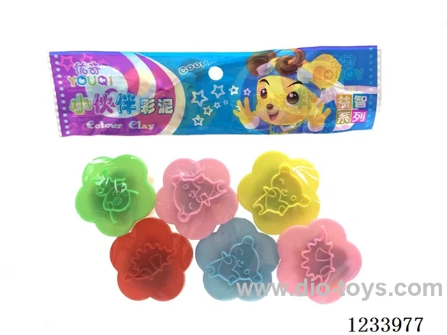 Colorful clay