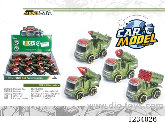 Military War Vehicle -inertia 12PCS