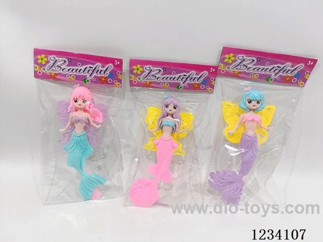 8.5-inch Solid Mermaid Barbie with Butterfly