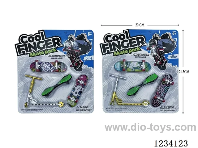 Finger skateboard set, mixed colors