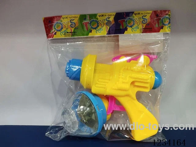 Winding Light Spinning Top (battery included, space gun launcher)