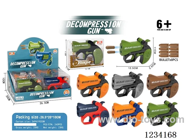Derringer Double Barrel Stress Relief Gun 12PCS