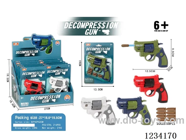 Python Revolver Stress Relief Gun 12PCS