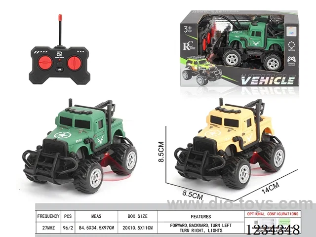 4ch rc car with light not included battery