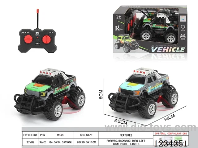 4ch rc car with light not included battery