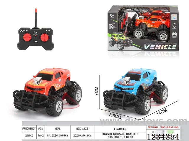 4ch rc car with light not included battery